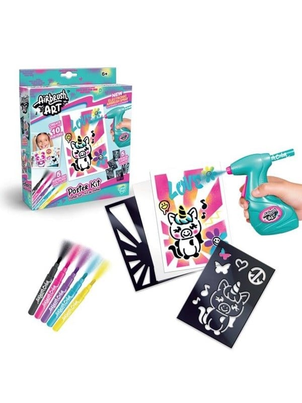 Airbrush Plush Mini Poster Kit