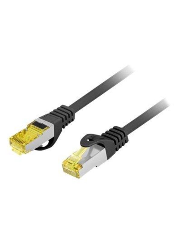 Lanberg patch cable - 50 cm - black RAL 9004 - Musta - 0.5m