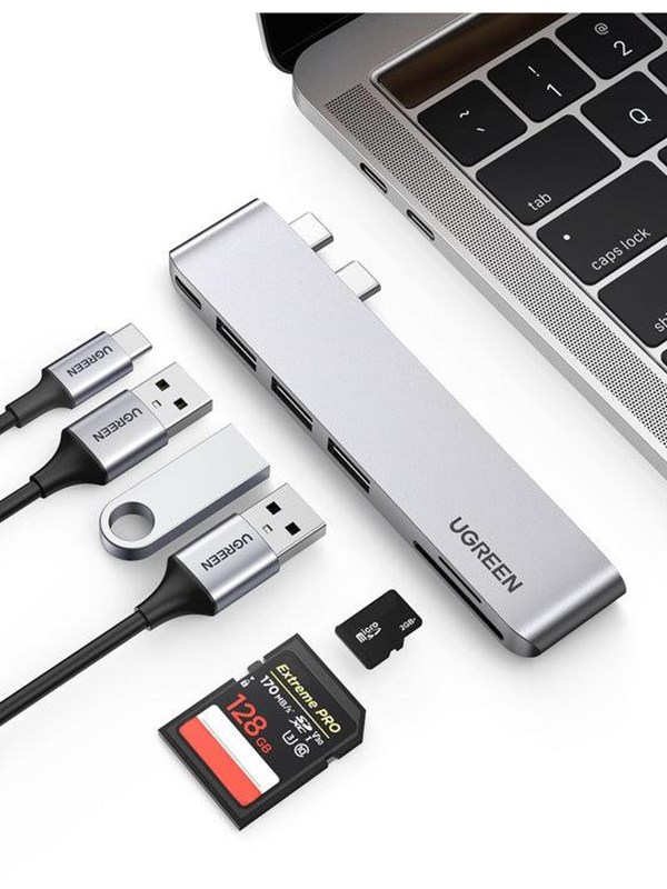 UGREEN Macbook Pro Adapter 6 IN 2 Hub Adapter