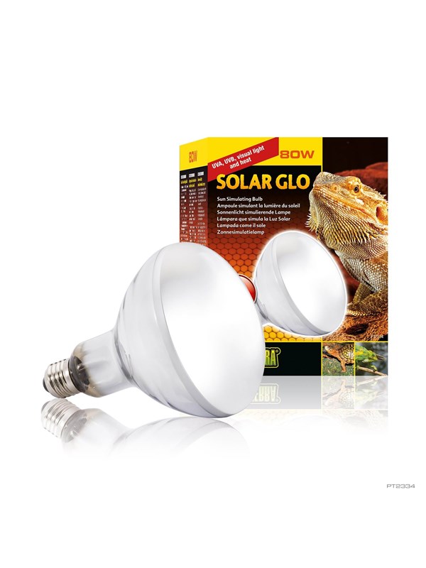 EXO TERRA Solar-Glo 80 watts. UVA UVB Infrared