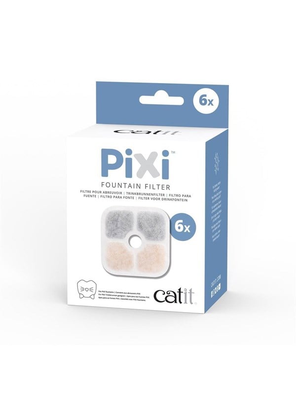 Catit PIXI Filter for Drinking Fountain 6 pack