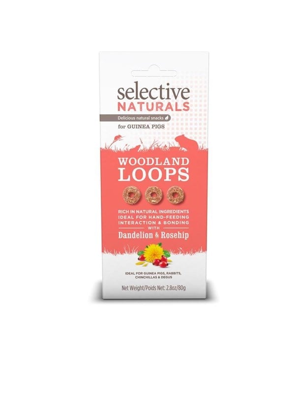 Science Selective Guinea pig Woodland Loops 80g.