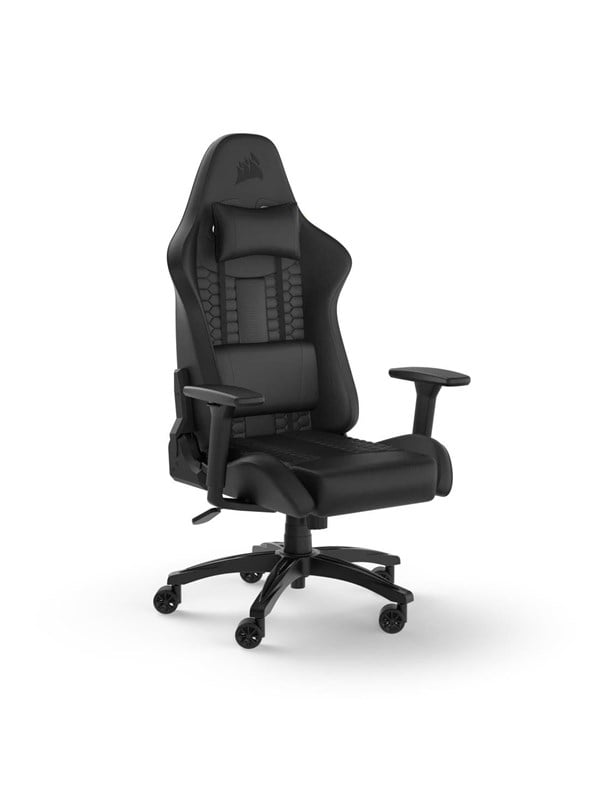 Corsair TC100 Relaxed Pelituoli - Musta - Pehmeä keinonahka' - Jopa 120 kg