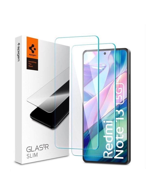 Spigen Glass tR Slim 2 Pack - Xiaomi Redmi Note 13 5G