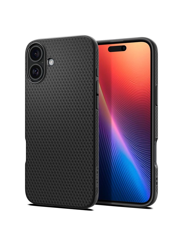 Spigen Liquid Air - matte black - iPhone 16 Plus