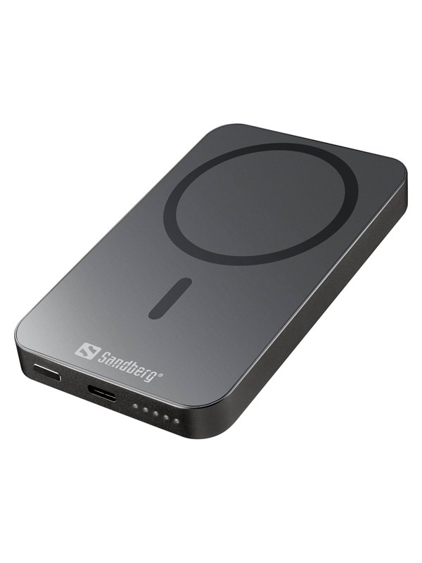 Sandberg Mag Wireless Powerbank 5000 ALU - 5000 mAh
