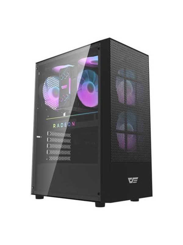 Darkflash Computer case A290 + 3 fans (black) - Kotelot - Miditower - Musta