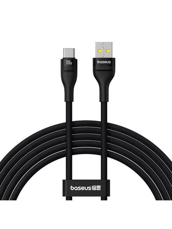 Baseus Flash 2 Charging 100W USB to USB-C cable 2m (black).