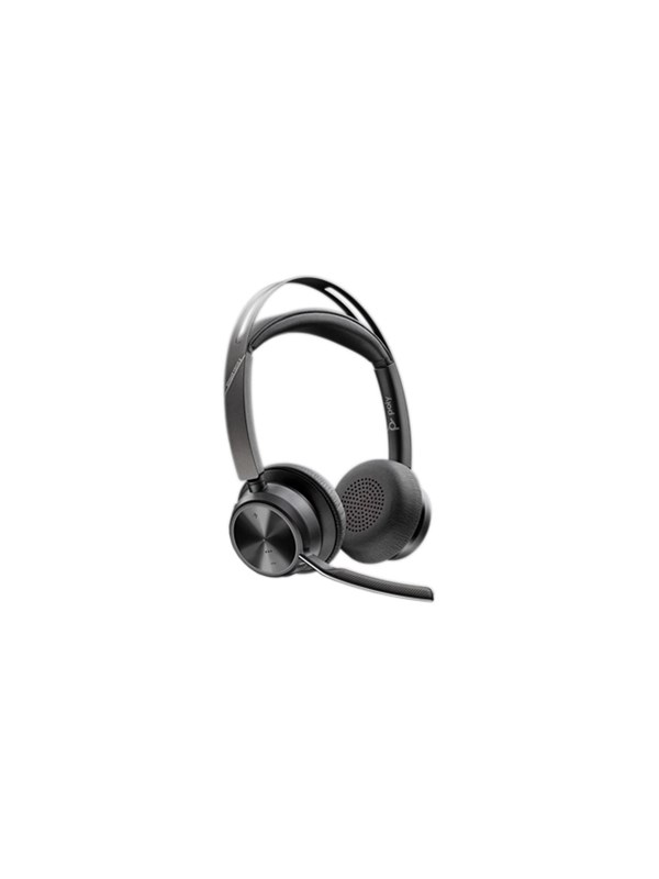 HP Poly Voyager Focus 2 USB-C-C Headset +USB-C/A Adapter +Charging Stand