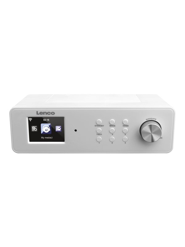 Lenco KCR-14 - Kitchen internet radio with FM - White - FM - Valkoinen
