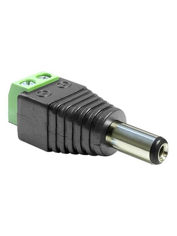 DeLOCK - Power Adapter - 2 pin Terminal Block to DC jack 5.5 x 2.5 mm