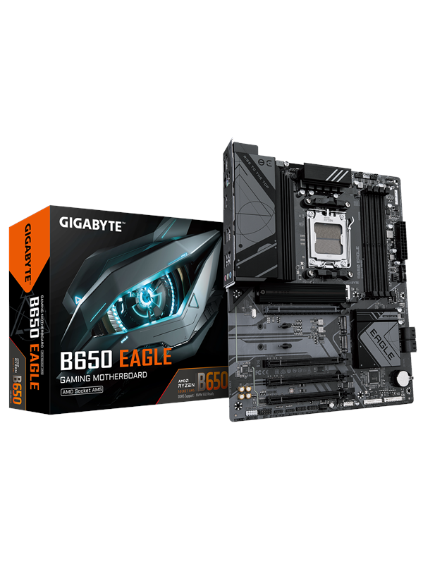 GIGABYTE B650 EAGLE Emolevy - AMD B650 - AMD AM5 socket - DDR5 RAM - ATX