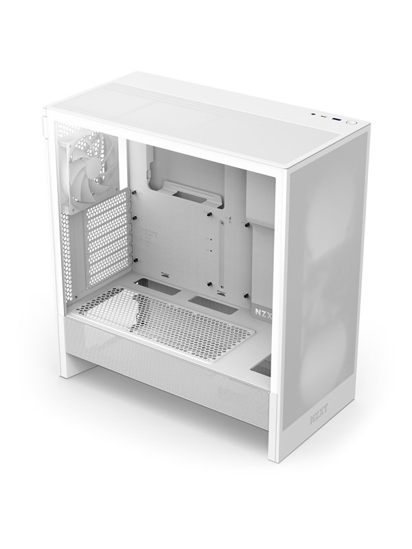 NZXT H5 Flow (2024) - White - Kotelot - Miditower - Valkoinen