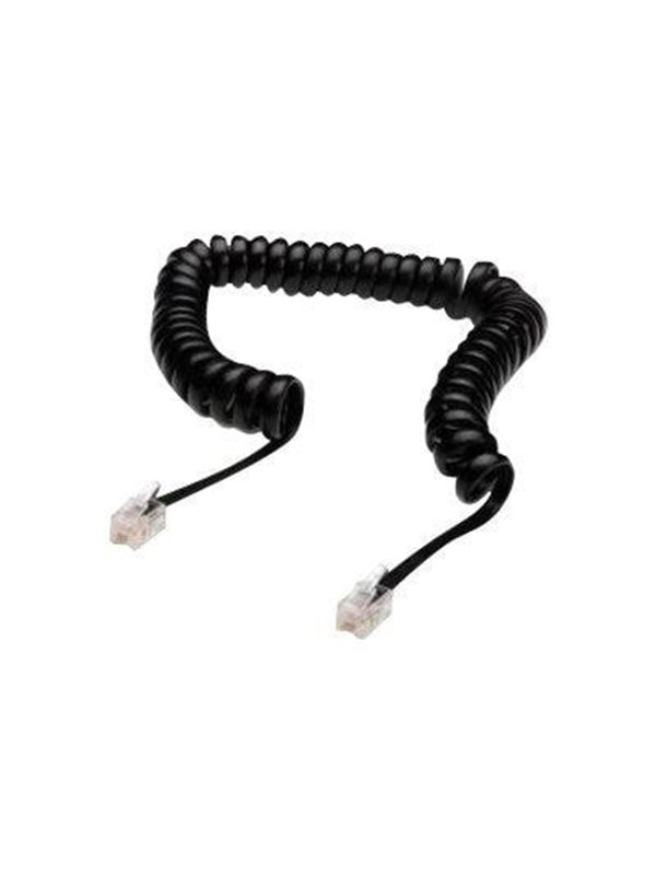 DIGITUS UAE Modular Connection Helix Cable - 4m - Musta - 4m