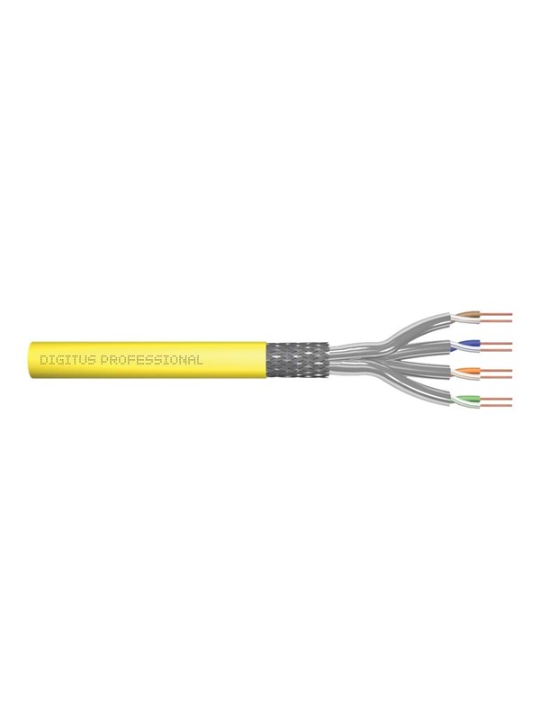 DIGITUS Professional installation cable - 500 m - yellow RAL 1028 - Keltainen - 500m