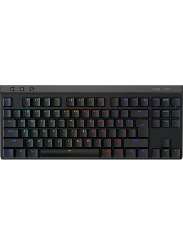 Logitech G515 LIGHTSPEED TKL - Tactile - Pelinäppäimistö - ilman numpadia - Englanti (US) - Musta
