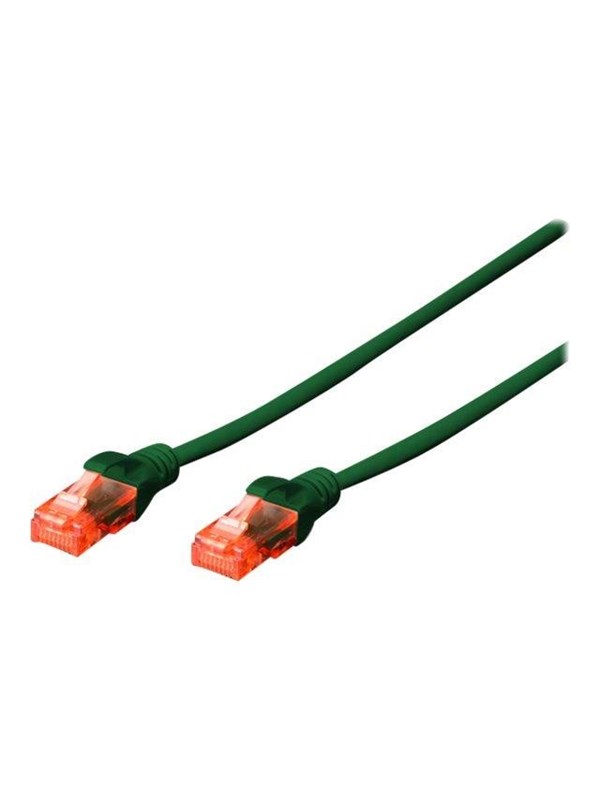 DIGITUS Professional patch cable - 1 m - green - Vihreä - 1m