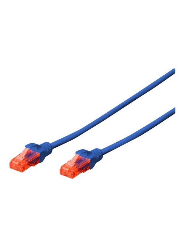 DIGITUS Professional patch cable - 5 m - blue - Sininen - 5m
