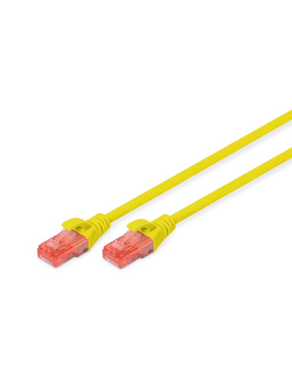 DIGITUS CAT 6 U-UTP Patch Cord - 3m - Keltainen - 3m