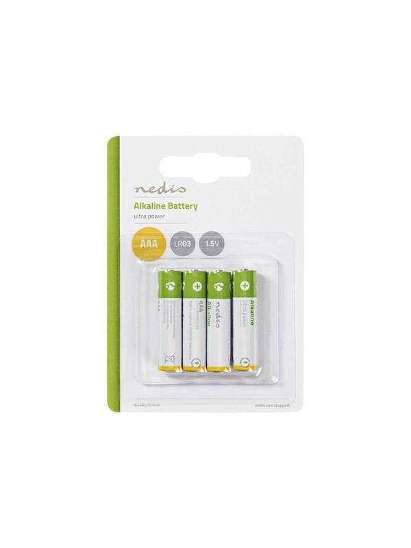Nedis BAAKLR034BL battery - 4 x AAA - Alkaline