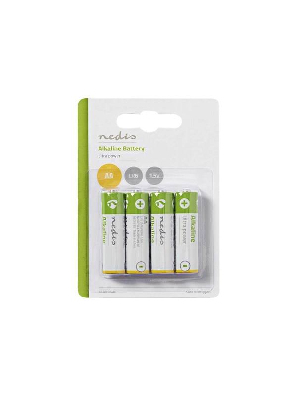 Nedis BAAKLR64BL battery - 4 x AA type - Alkaline