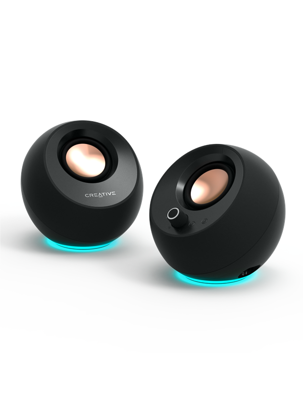 Creative Pebble Pro - Black - Bluetooth - 2.0 kanava - musta
