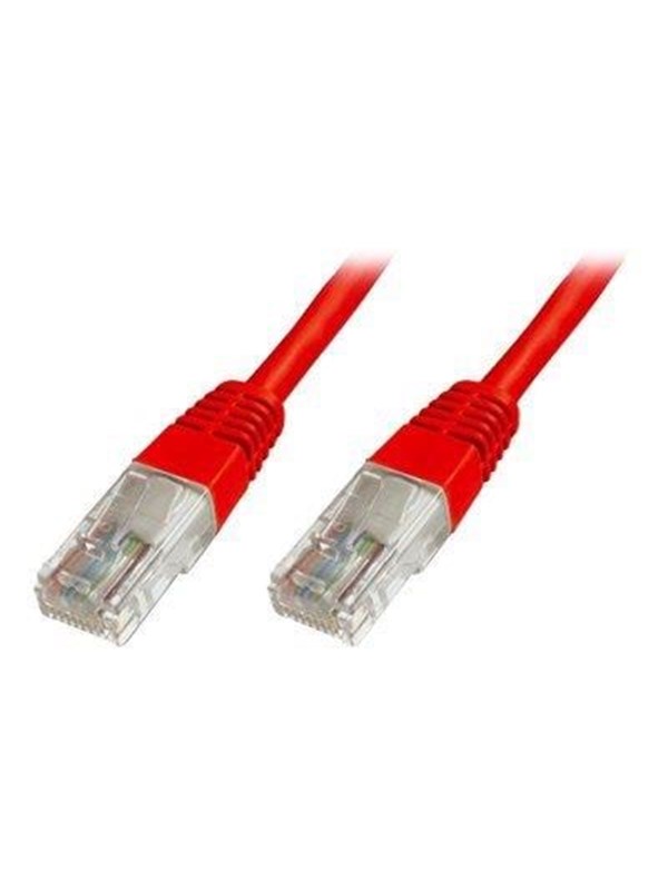 DIGITUS Ecoline patch cable - 5 m - red - Punainen - 5m