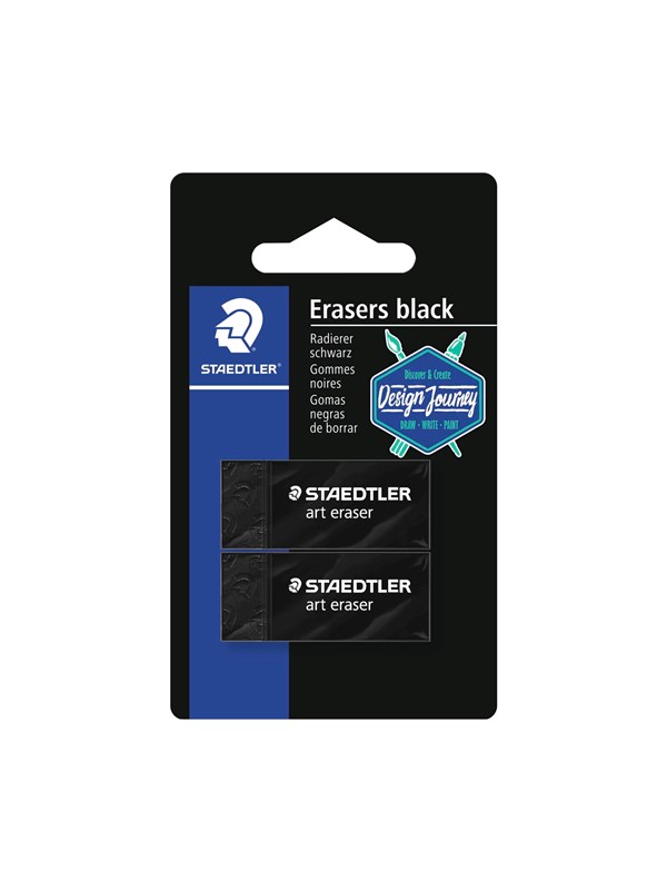 Staedtler Eraser rasoplast black 2x blister
