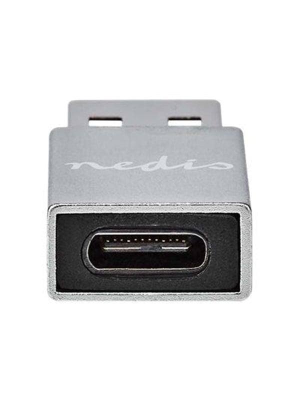Nedis USB-A (uros) - USB-C (naaras) -sovitin