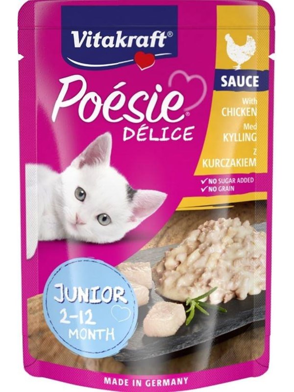 Vitakraft - Poésie Délice Junior chicken 85gr