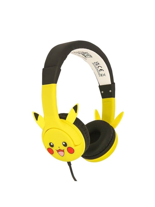 OTL Pokémon Pikachu - Lasten kuulokkeet - Äänenvoimakkuus rajoitettu 85dB max