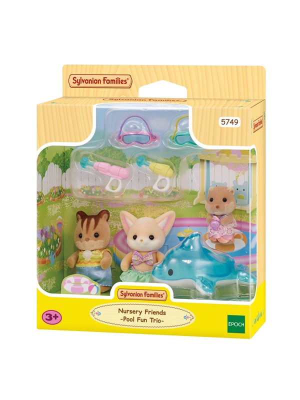 Sylvanian Families Kolmoset altaalla