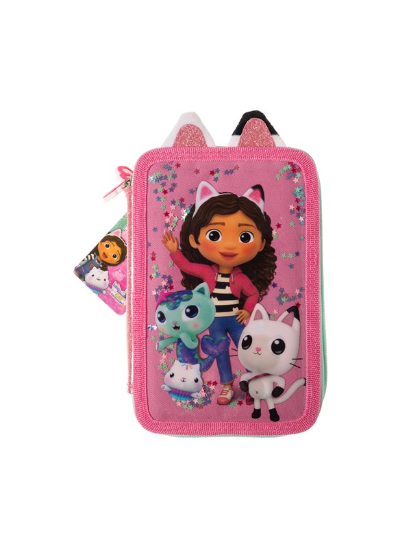 Gabby"'s Dollhouse Double Pencil Case