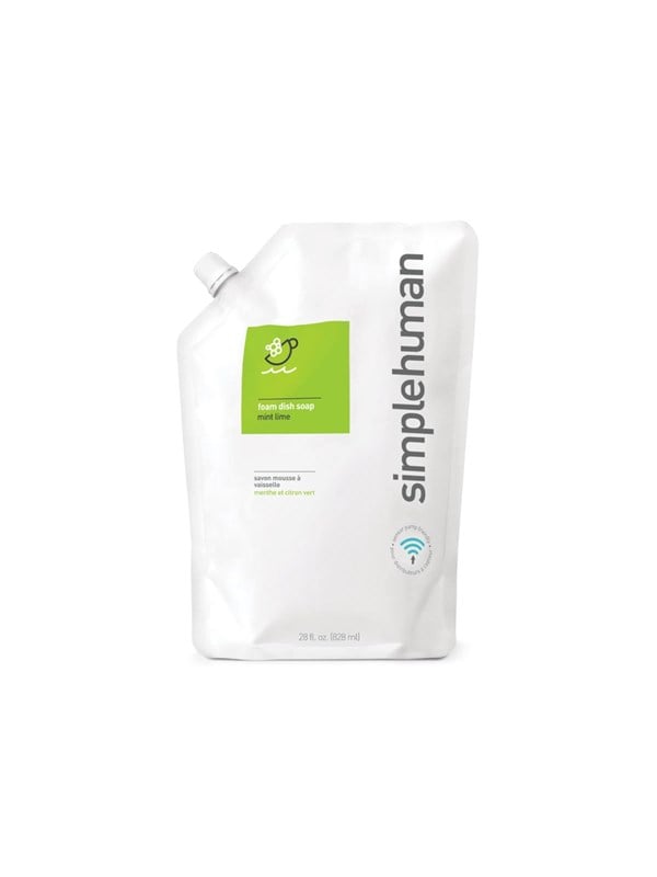 Simplehuman 828 ml vaahtotiskiaineen täyttöpussi, minttu lime