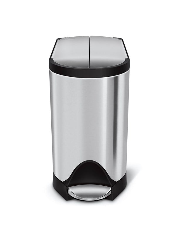 Simplehuman simplehuman 10L perhospoljinroskakori, harjattua ruostumatonta terästä