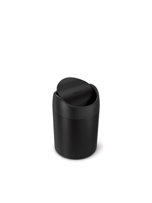 Simplehuman 1,5L miniroskakori, musta