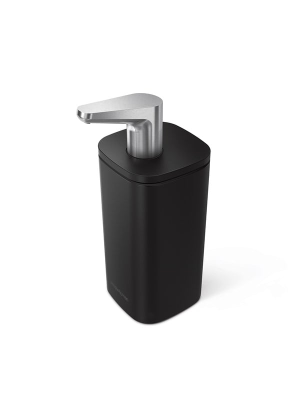 Simplehuman 295 ml saippua-annostelija, musta teräs
