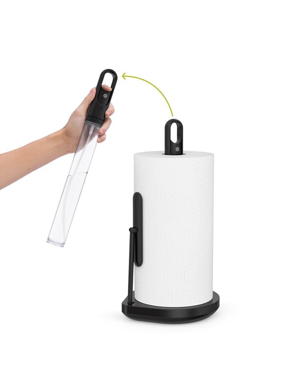Simplehuman keittiöpyyhe ja puhdistuspumppu, musta
