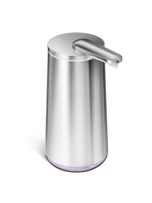 Simplehuman 295 ml vaahtosensori pumppu, harjattu