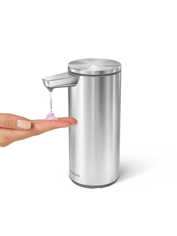 Simplehuman 266 ml ladattava sensoripumppu, harjattu