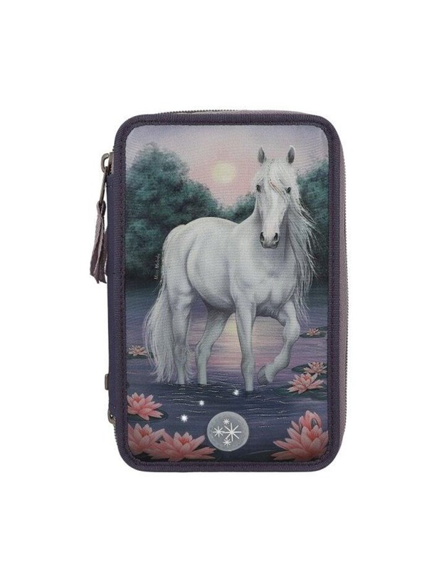 Depesche Miss Melody Triple Pencil Case Searoses LED