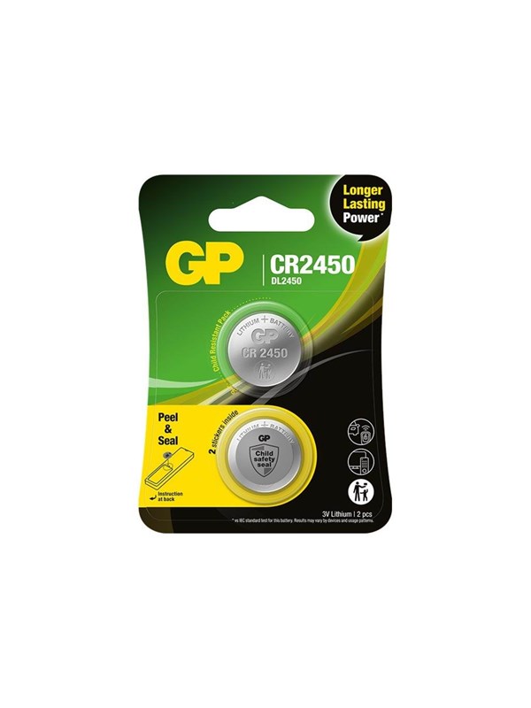GP battery - 2 x CR2450 - Li