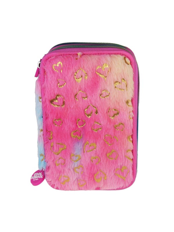 Tinka Triple Pencil Case - Plush - Cool School