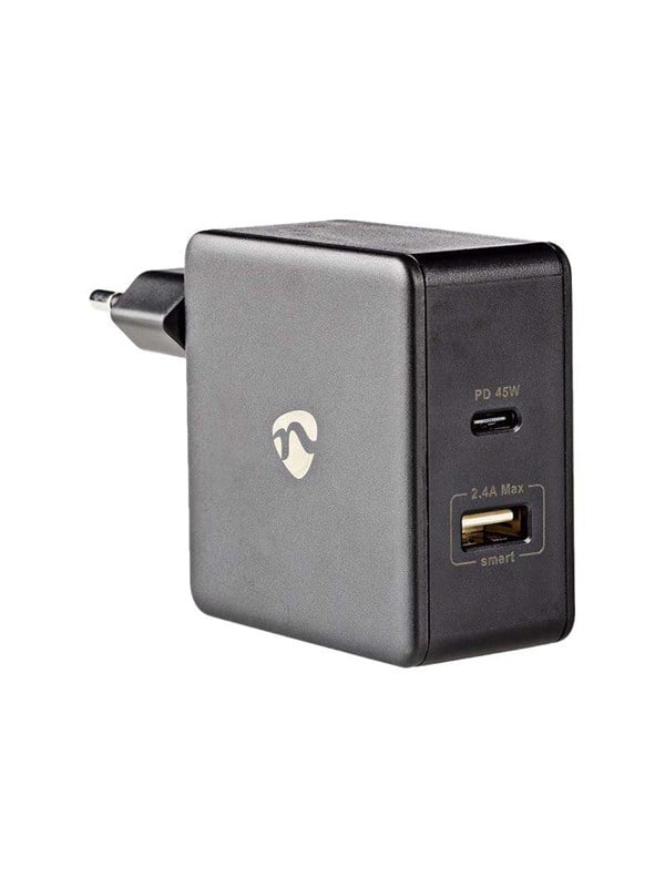 Nedis power adapter - USB 24 pin USB-C - 45 Watt