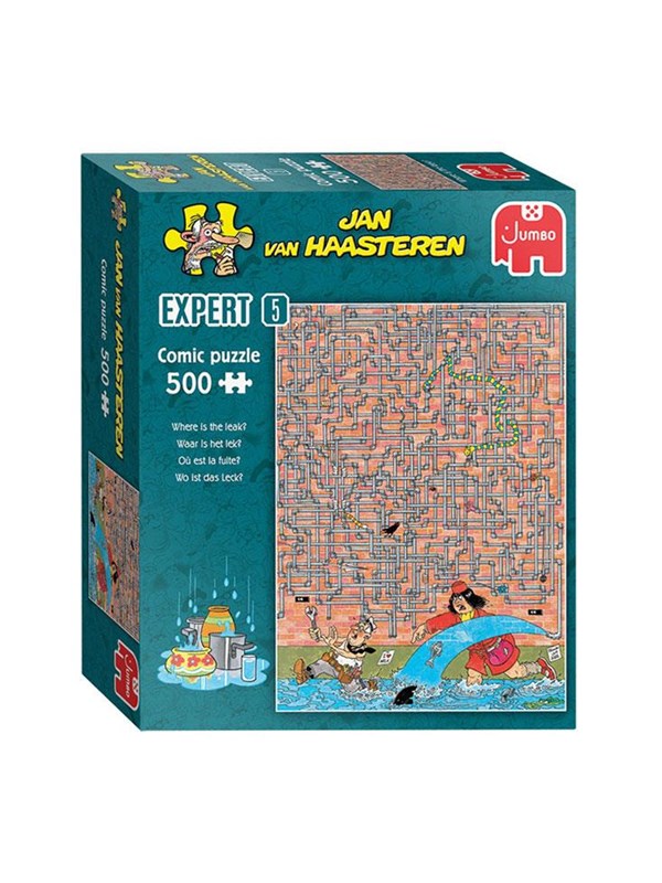 Jan van Haasteren Jigsaw Puzzle Expert 05 Where is the leak? 500pcs. Lattia