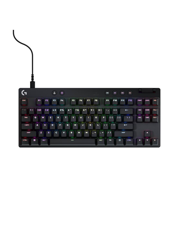 Logitech G PRO X TKL - Logitech Magnetic Analog - Linear - Pelinäppäimistö - ilman numpadia - Pohjoismainen - Musta