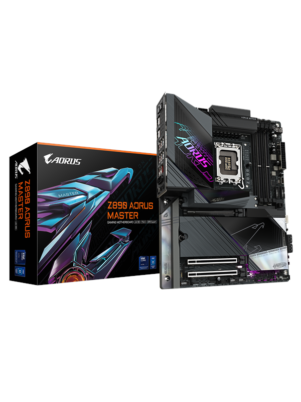 GIGABYTE Z890 AORUS MASTER Emolevy - Intel Z890 - Intel LGA1851 - DDR5 RAM - ATX