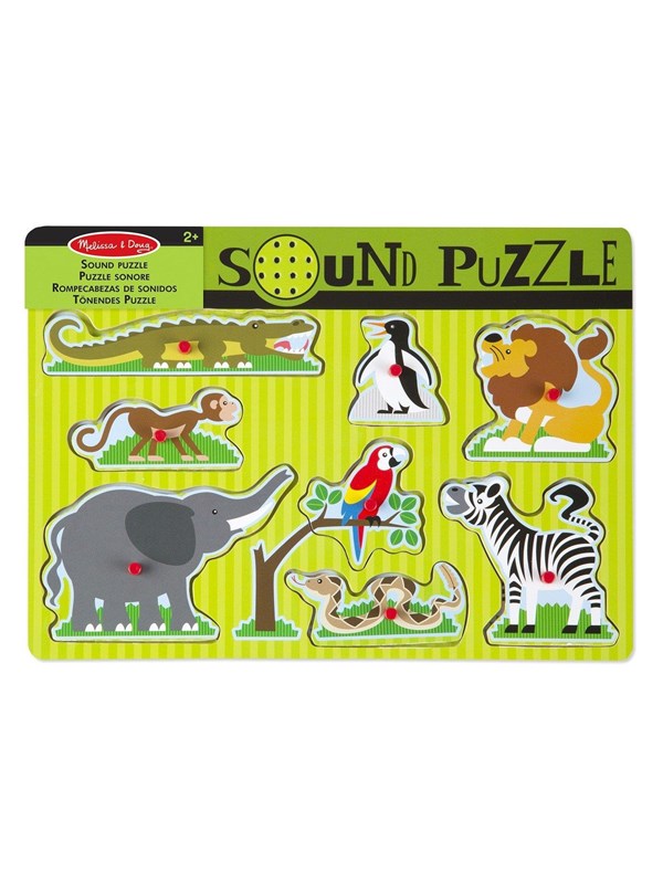 Melissa & Doug Zoo Animals Sound Puzzle