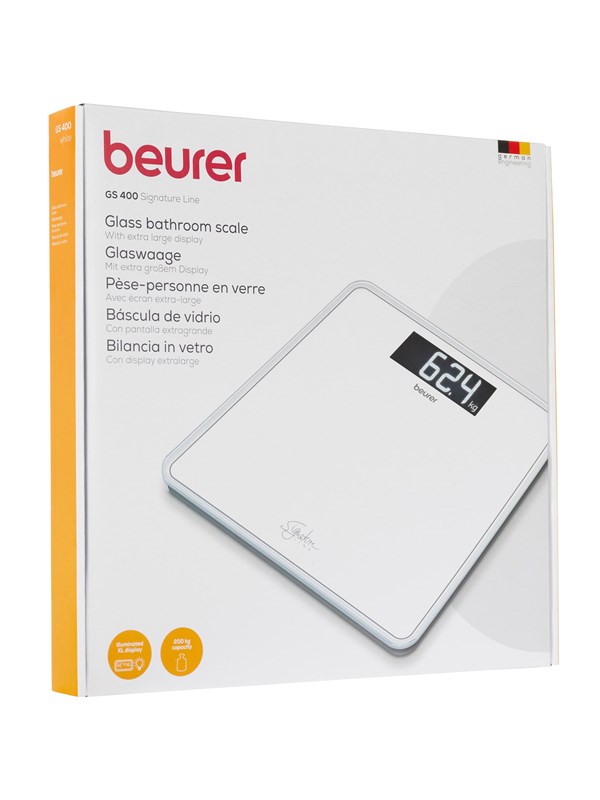 Beurer Kylpyhuonevaaka - GS 400 Bathroom Scale Glass ( White )