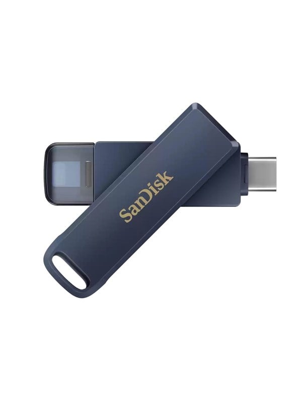 SANDISK iXpand Phone Drive USB-C / Lightning 3.2 Gen 1 64GB memory stick, Metallic Sky